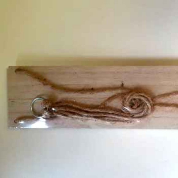 Set of 4 Wall Shelf Hanging Rope Shelf Wooden Floating Shelf New and Sealed - Picture 9 of 9
